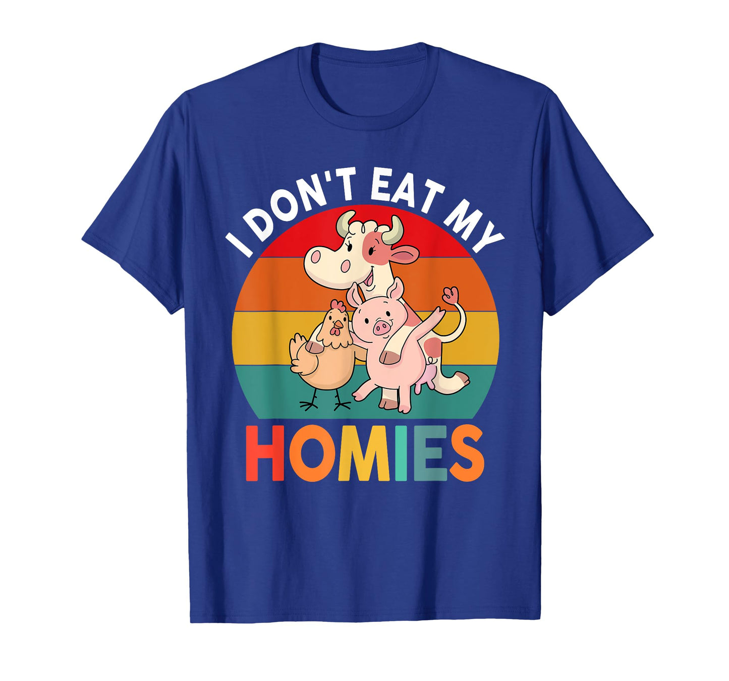 Vegan Shirt Kids Toddler Boys Girls I Don't Eat My Homies T-Shirt
