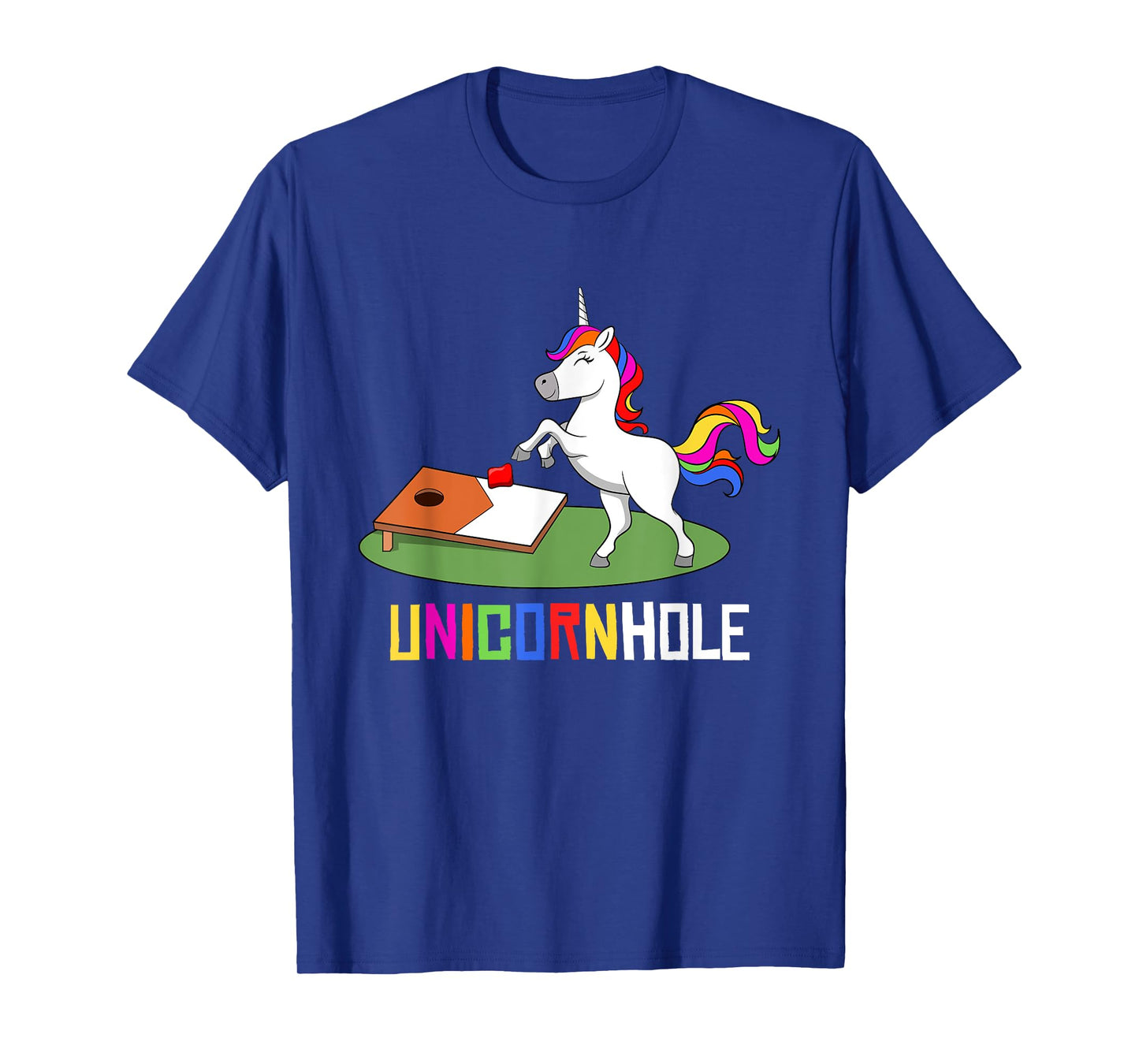 Unicornhole Youth Cornhole Unicorn Women Girl Cornhole T-Shirt