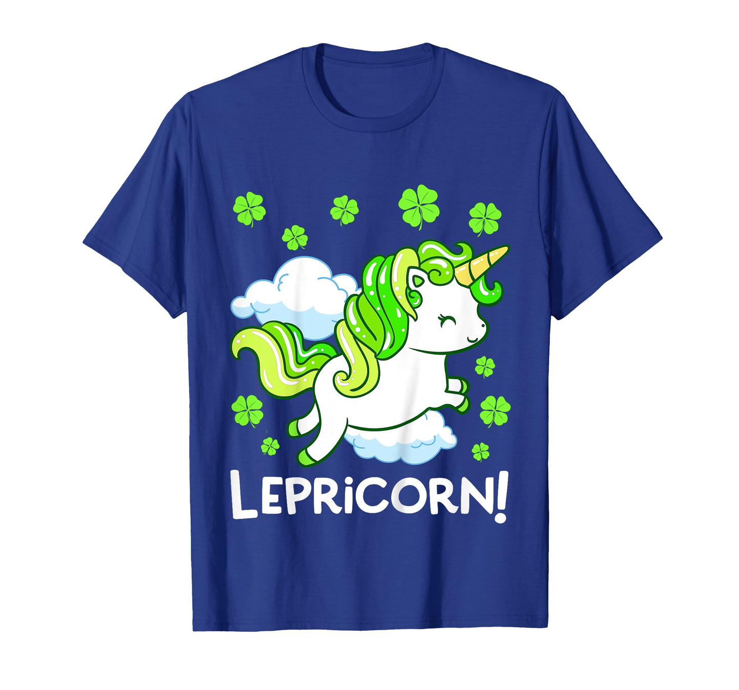 Kids Lepricorn St Patricks Day Unicorn Girls Kids Toddler T-Shirt