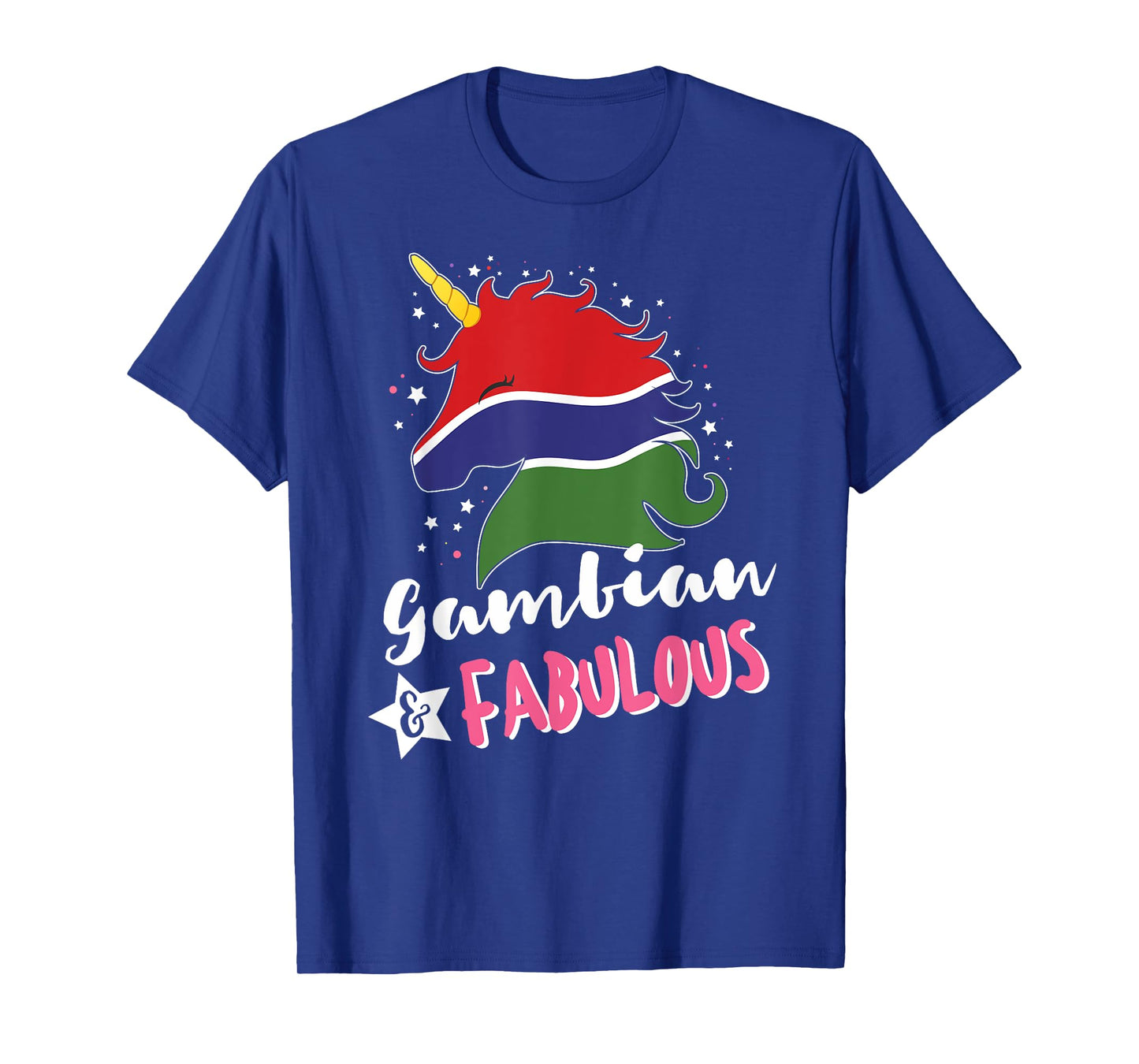 Gambian Unicorn Gambia Flag T-Shirt