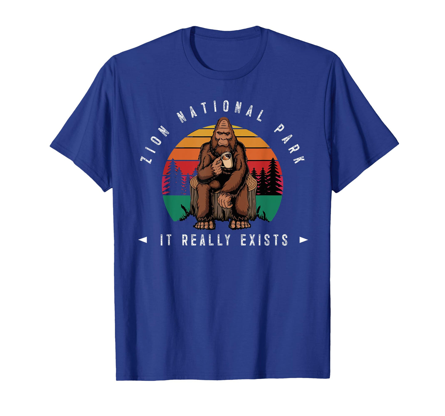 Zion National Park Bigfoot Sasquatch Men & Women T-Shirt