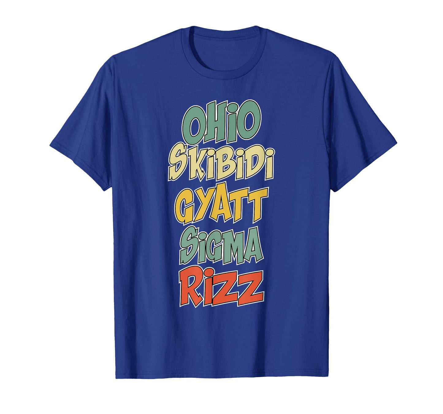 Ohio Skibidi Gyatt Sigma Rizz Gen Alpha Xmas Christmas T-Shirt