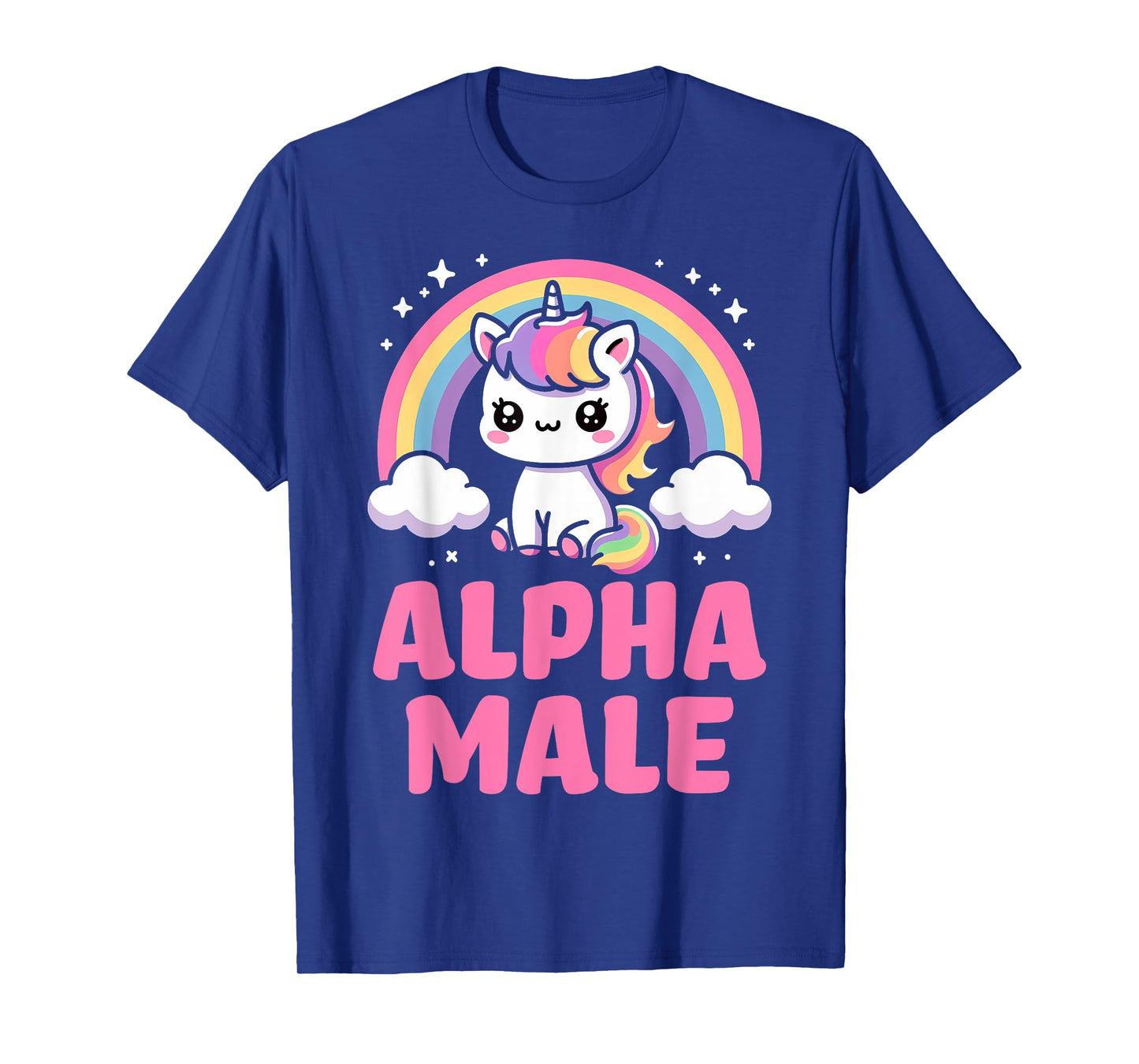 Alpha Male Unicorn Boys Ironic Cute Funny Sarcastic Humor T-Shirt