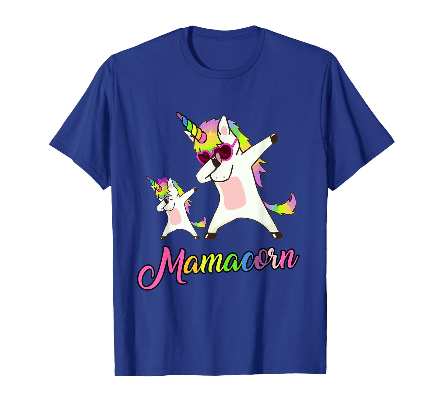 Mamacorn Funny Unicorn Mommy Unicorn Girl and Mother T-Shirt