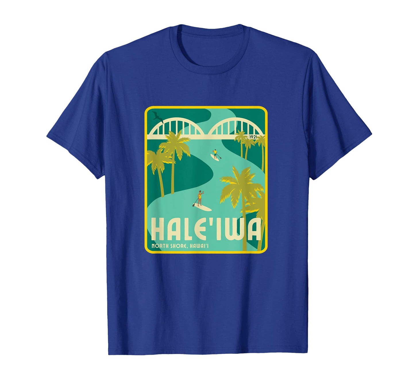 Retro Hale'iwa North Shore Hawaii T-Shirt