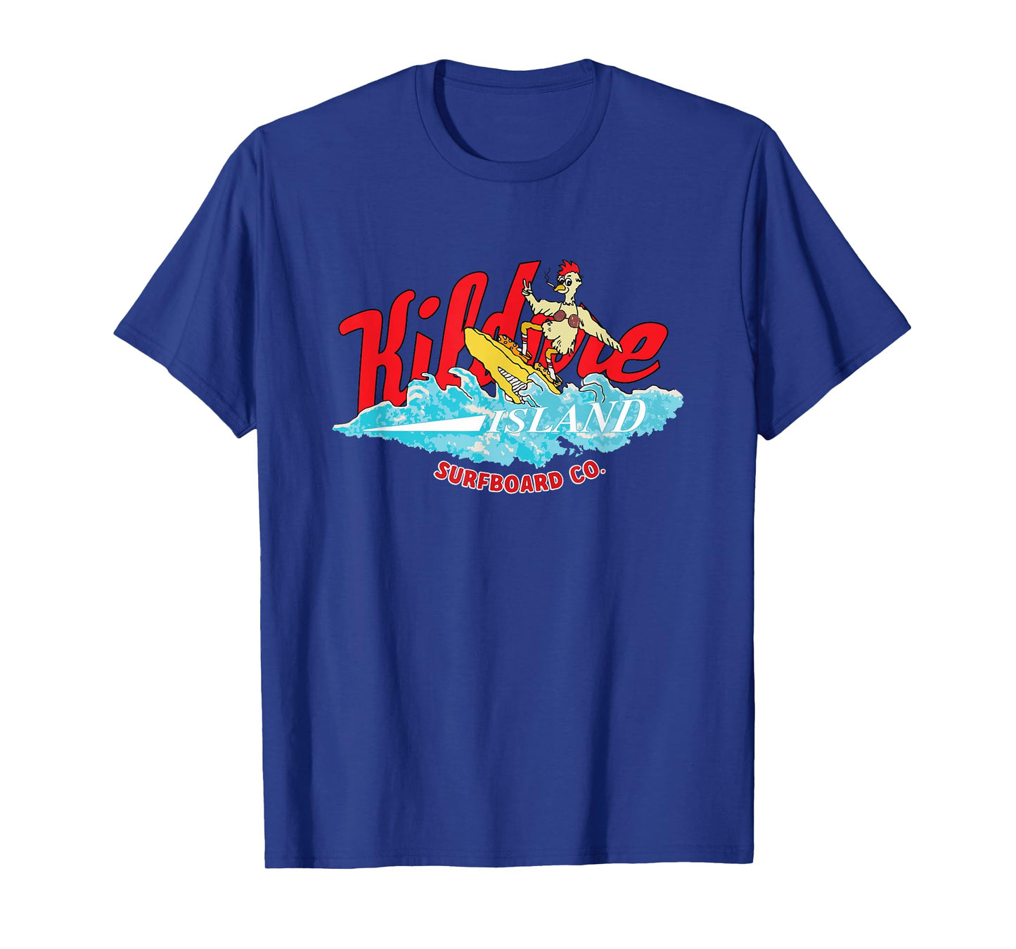 Outer Banks Island Chicken Kildare Island Surfboard Co. T-Shirt