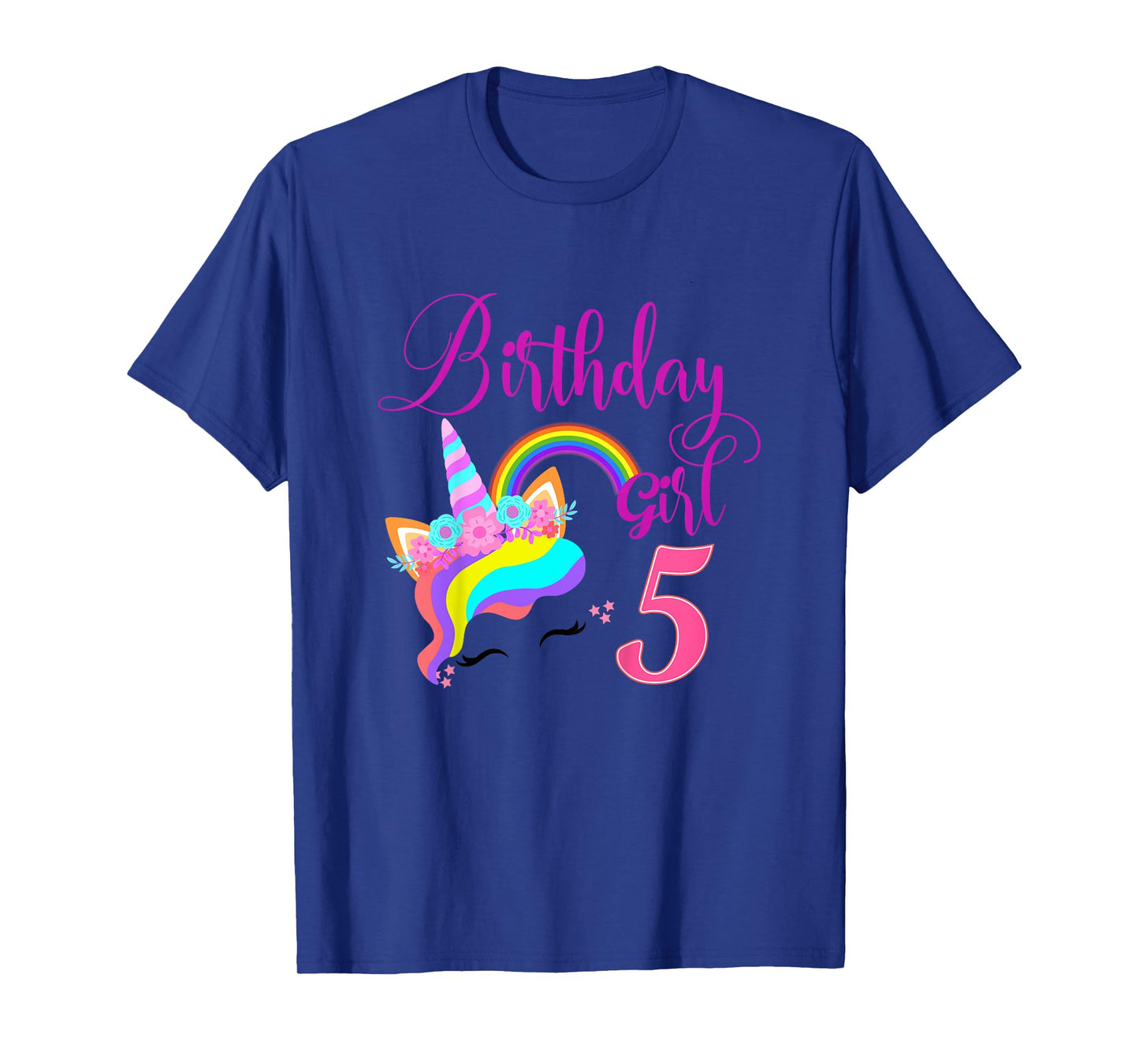 Kids I'm 6th the Birthday for Girl Unicorn 6 year old Birthday T-Shirt