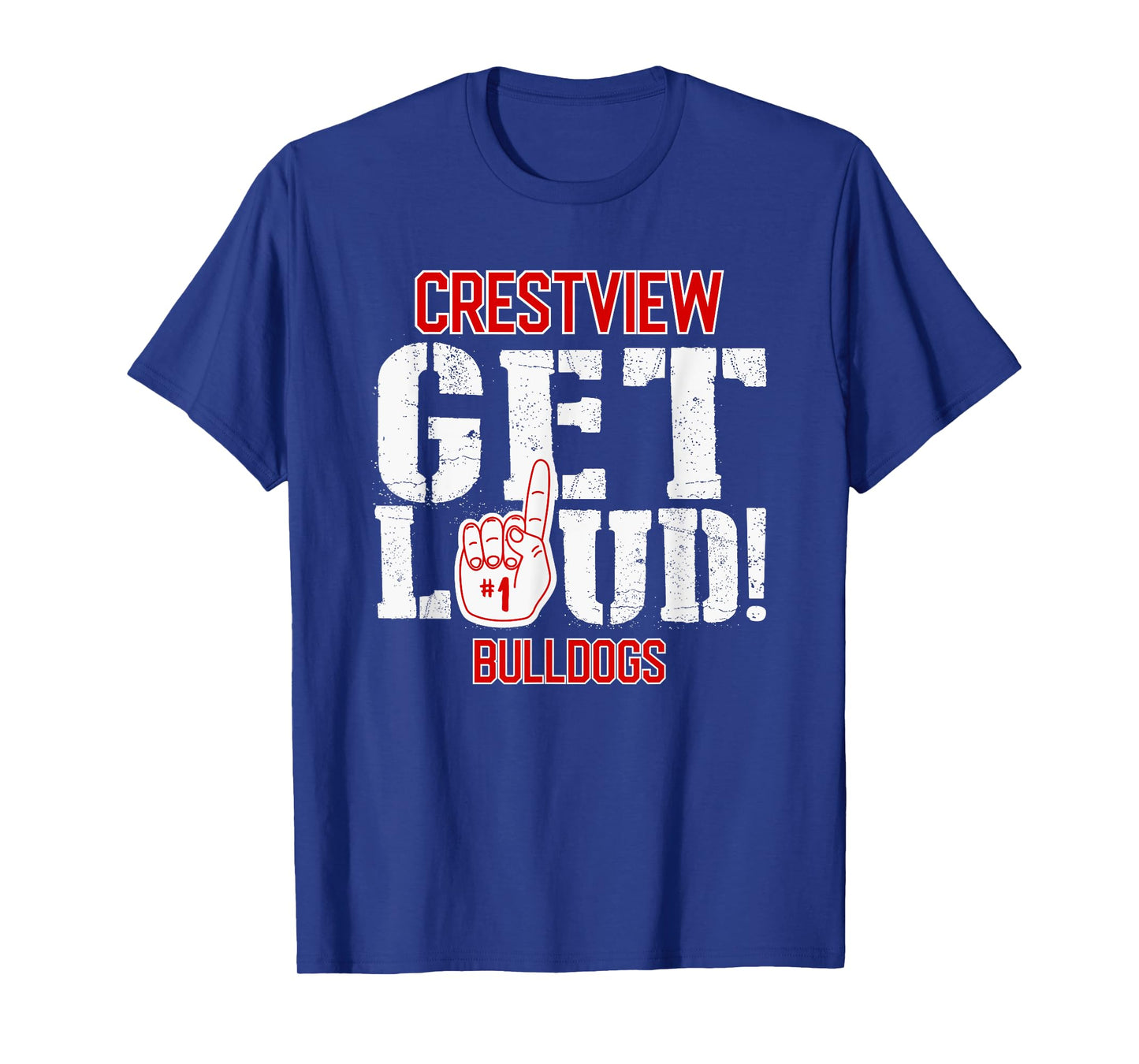 Crestview High School GET LOUD Bulldogs T-Shirt