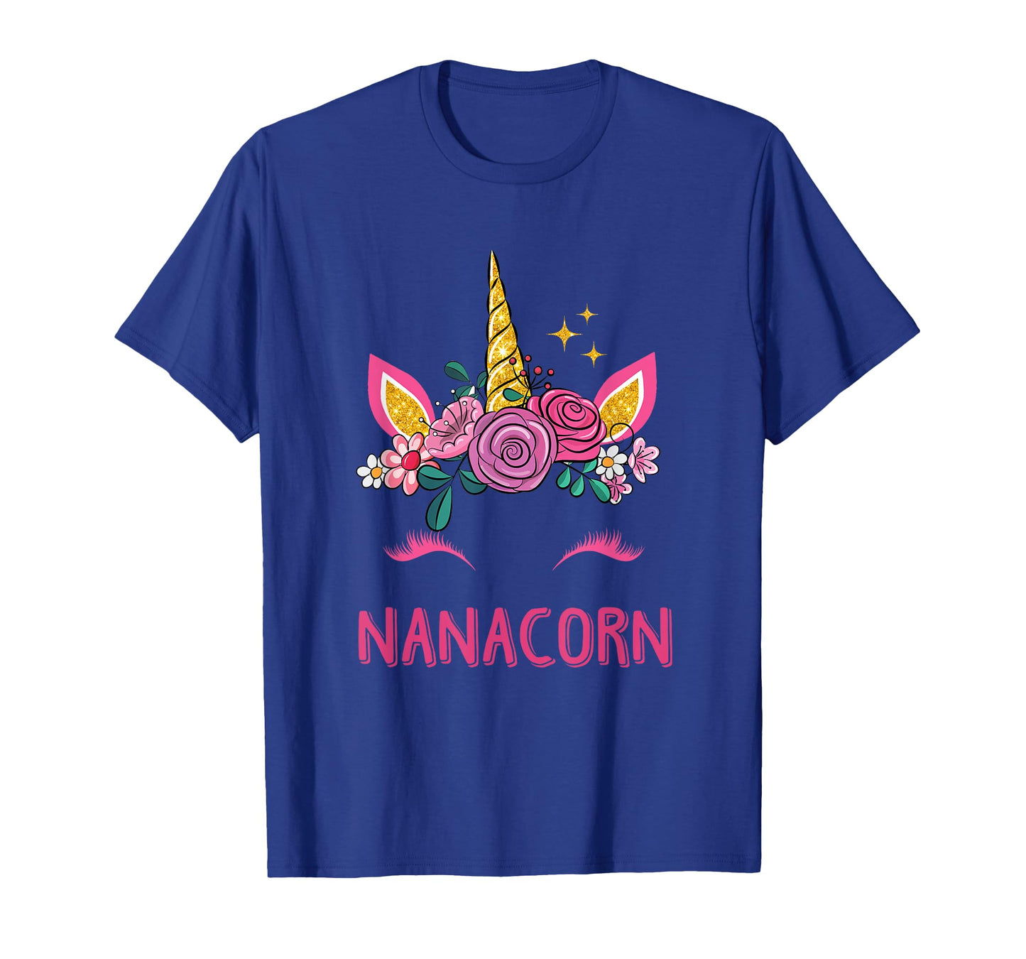 Nanacorn Nana Unicorn Girl Grandma Kids Mother's Day T-Shirt