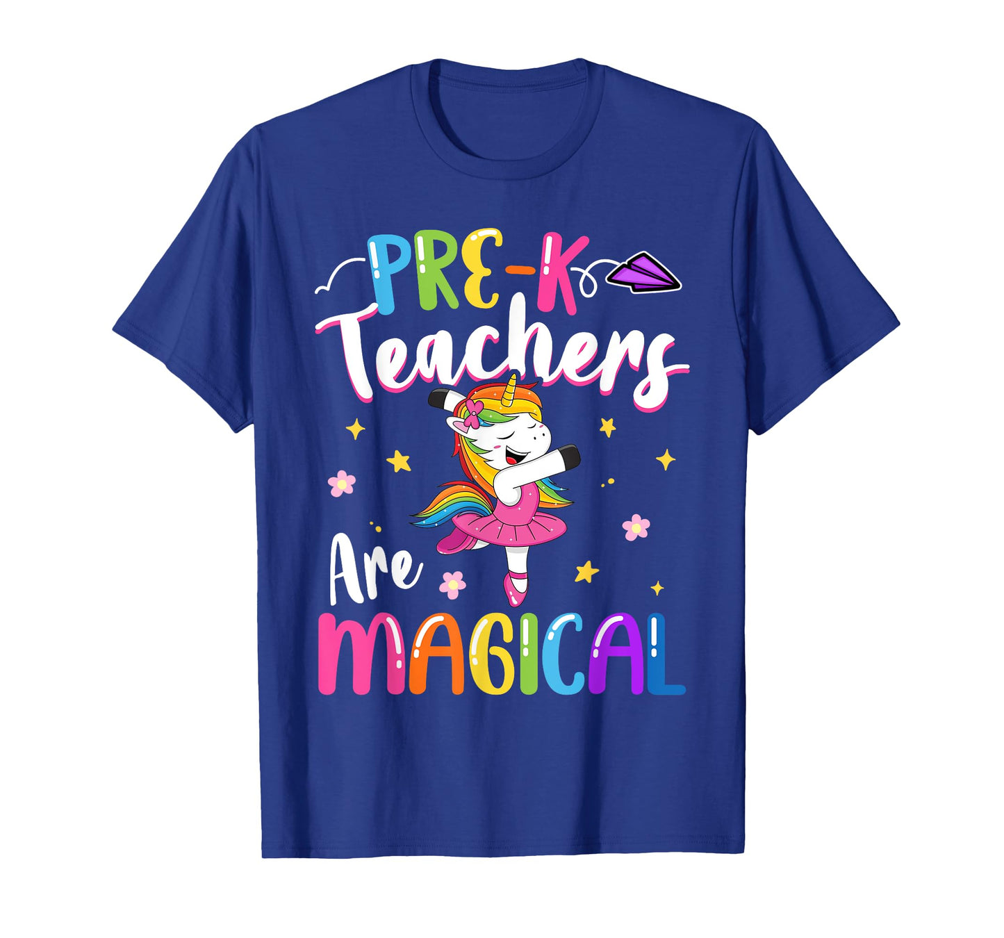 Pre-K Teachers Are Magical Pre Kindergarten Unicorn Teacher T-Shirt