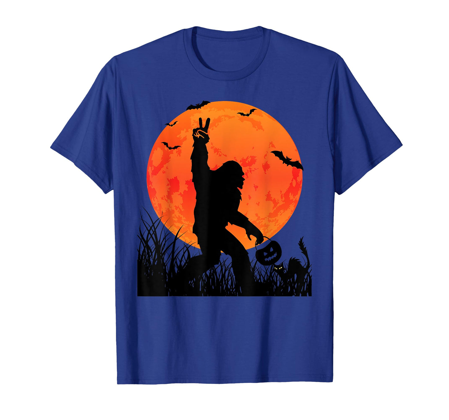 Funny Halloween Rocking Sasquatch Bigfoot Halloween T-Shirt