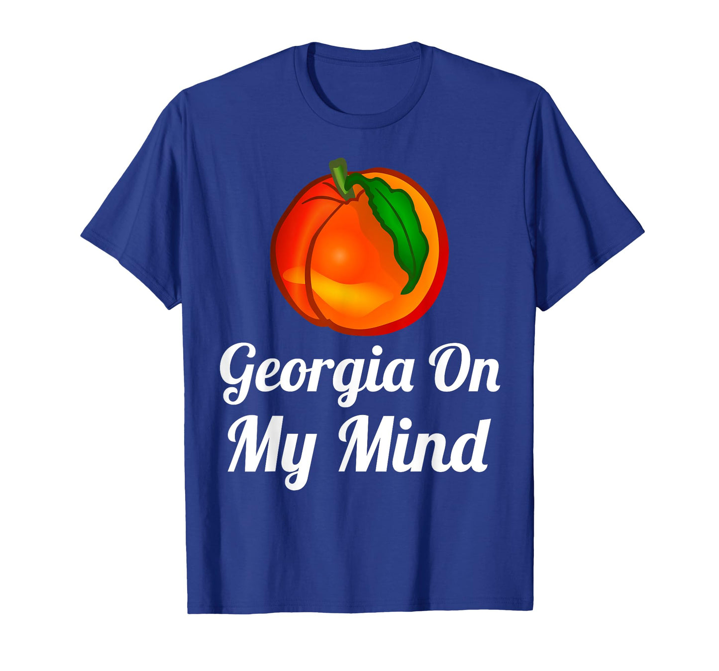 Georgia On My Mind White Print T-Shirt T-Shirt