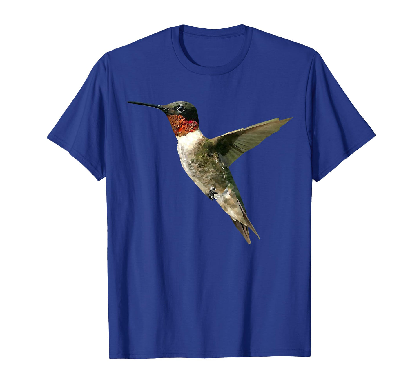 Birds Of A Feather Fly On Little Hummingbird T-Shirt, Adult, Unisex-Adults, Short Sleeve, T-Shirt, Grey, Small