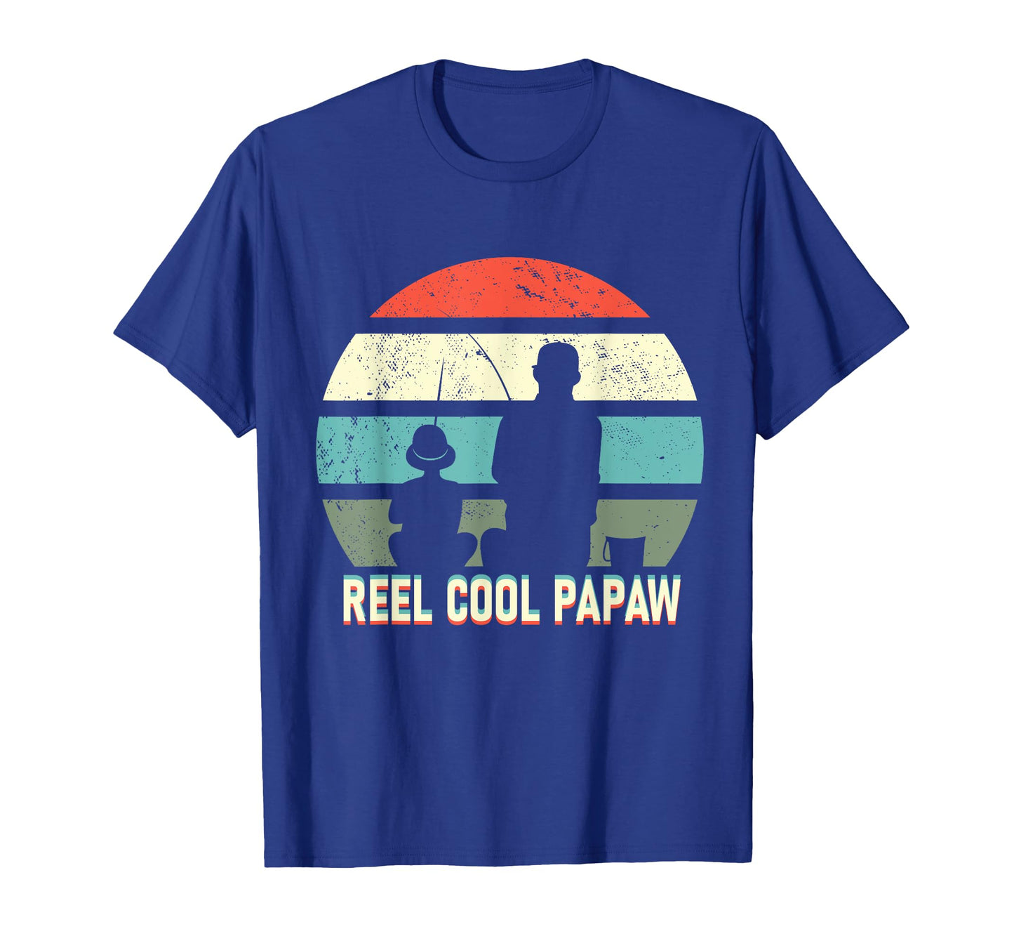 reel cool Papaw fisherman grandpa father's day Fishing gifts T-Shirt