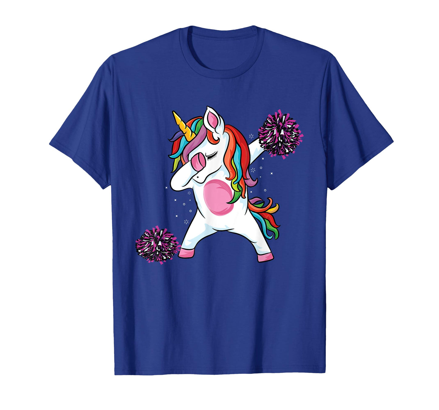 Magical dabbing unicorn cheer cute unicorn Cheerleading T-Shirt