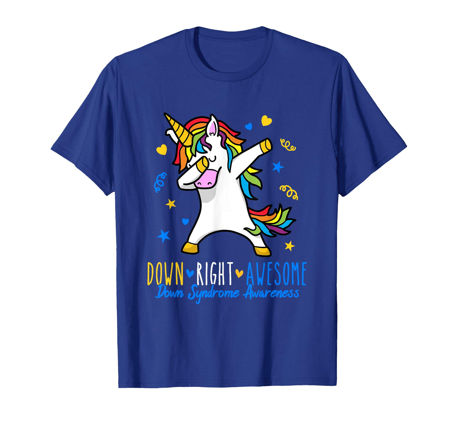 Simply ingenious down syndrome awareness dabbing unicorn T-Shirt