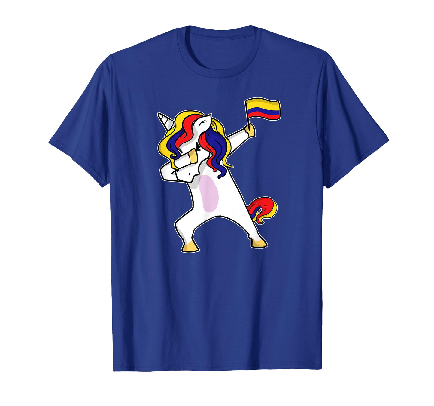 Soccer Unicorn Colombia Jersey Design Colombian Football T-Shirt