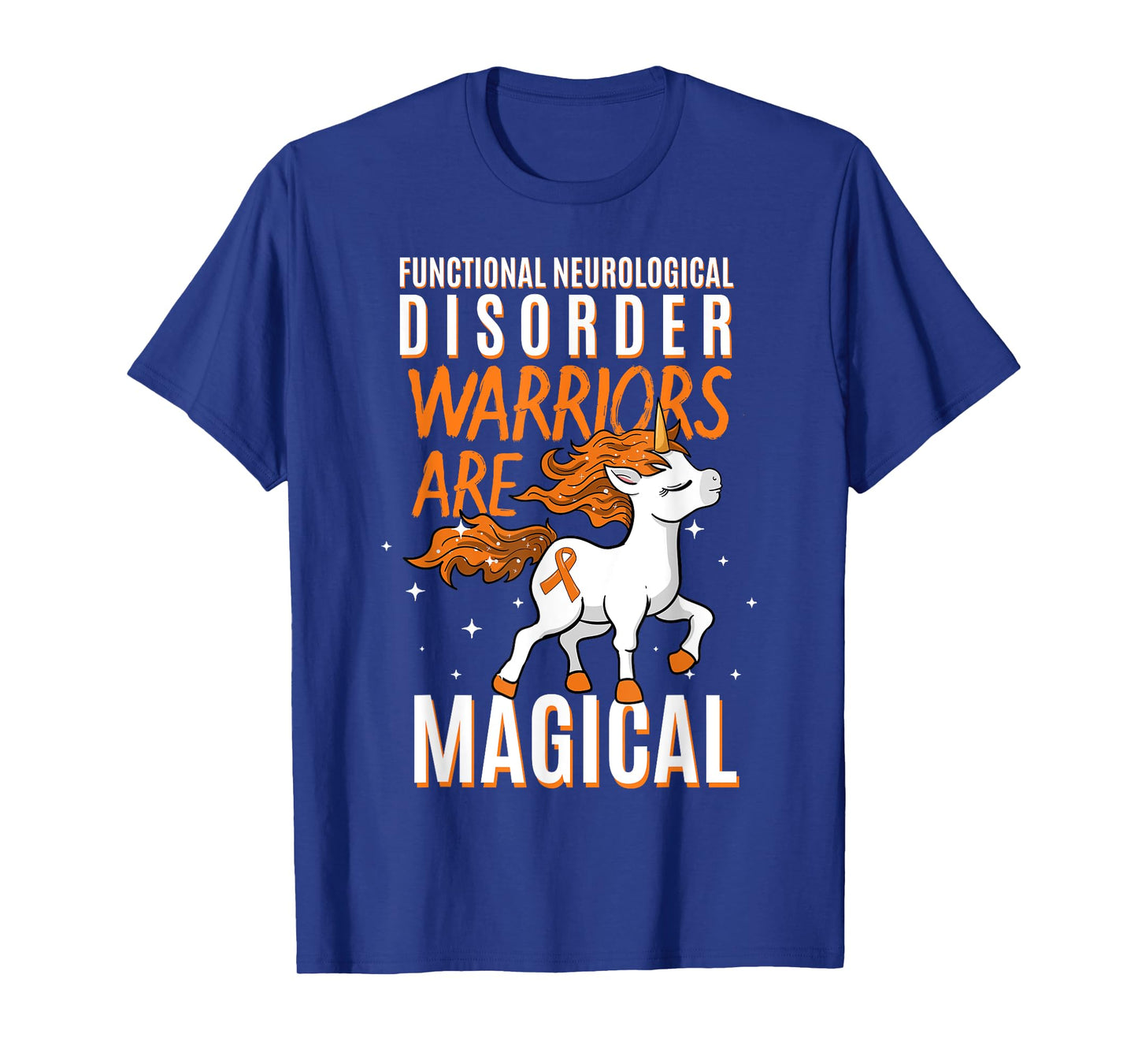 Functional Neurological Disorder Warrior Awareness Unicorn T-Shirt