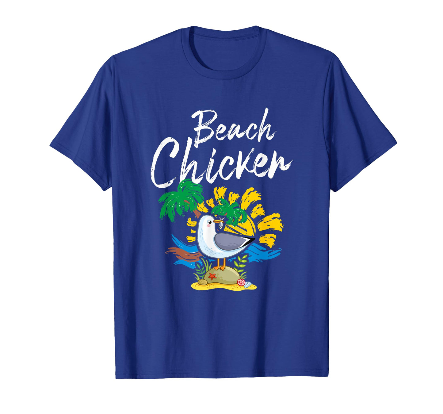 Seagull Beach Chicken Funny Animal Lover Men Women Kids T-Shirt