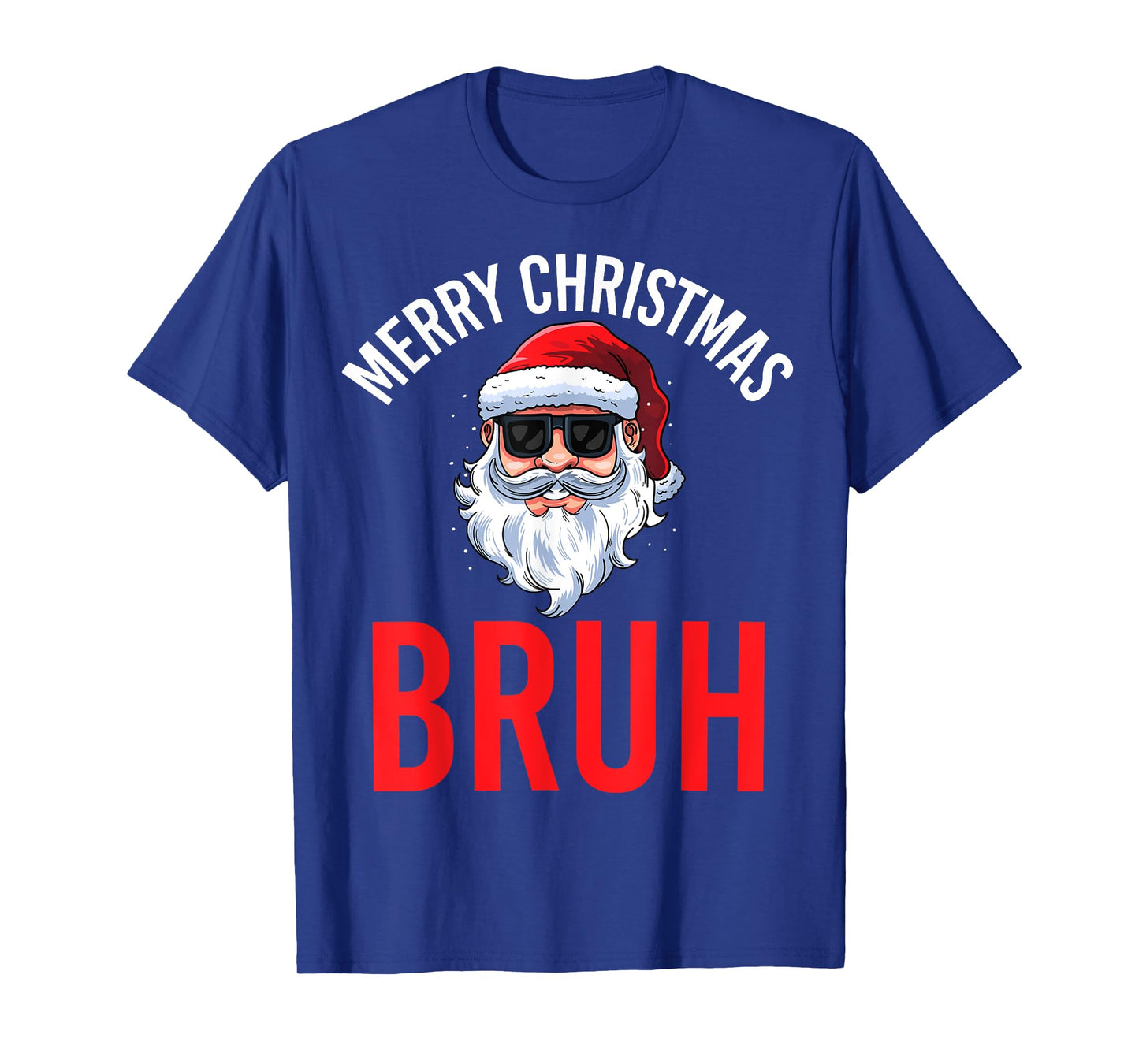 Merry Christmas Bruh Meme Funny Saying for Brother Boys Men T-Shirt