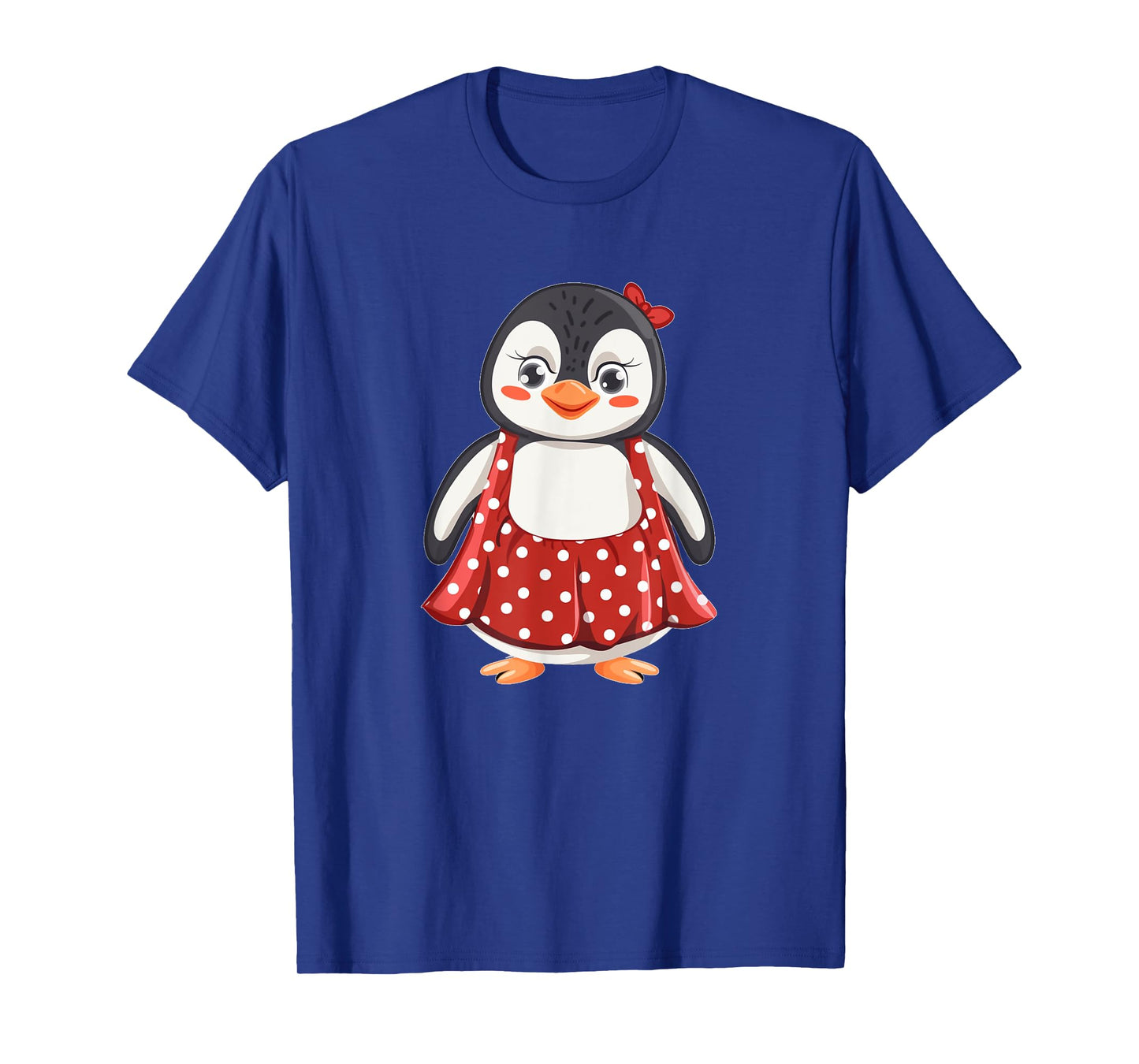 Cute Polka Dot Penguin for Dress and Penguins Lovers T-Shirt