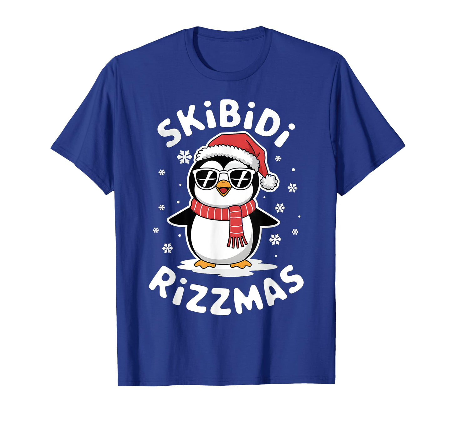 Skibidi Rizzmas Funny Christmas Christmas Season Penguin T-Shirt