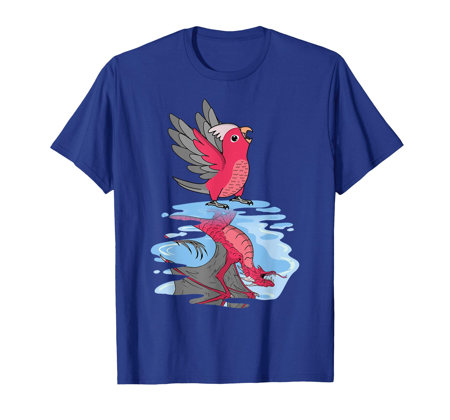 Parrot & Dragon Reflection I Rose-breasted Galah Cockatoo T-Shirt