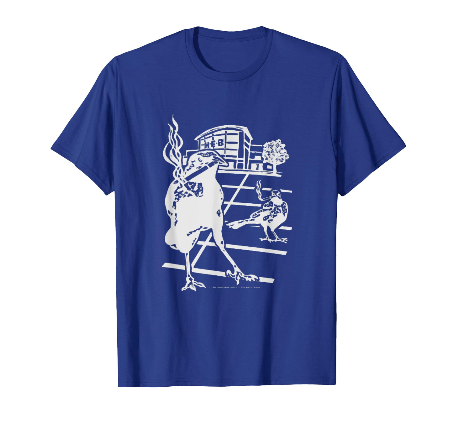 Smoking Grackle Bird T-Shirt
