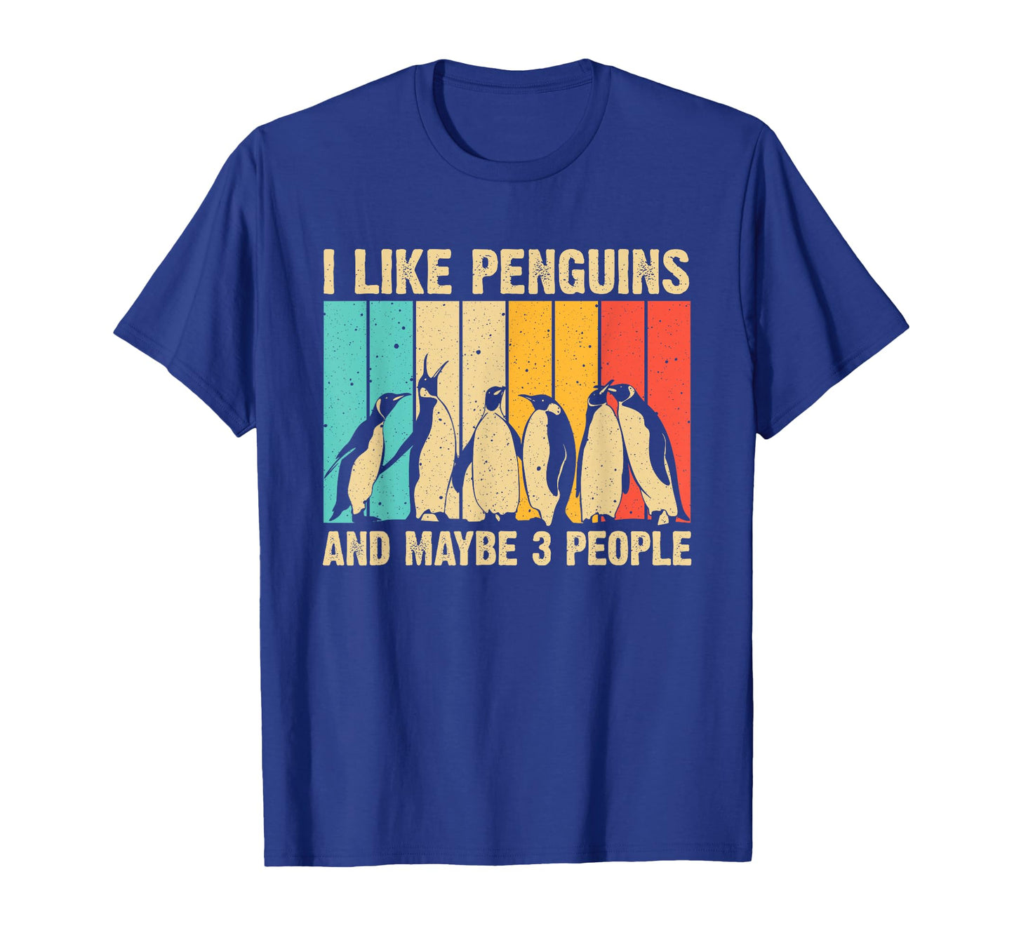 Funny Penguin Gift Vintage Aquatic Bird Boys Girls Cute Penguin Design For Men Women Kids Retro Penguin Lover T-Shirt