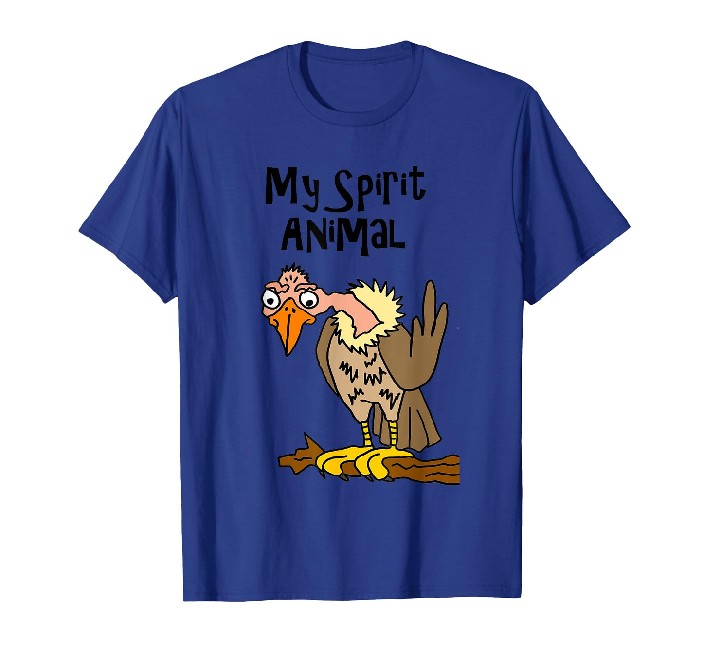 Smilemoretees Funny Old Buzzard Spirit Animal T-Shirt