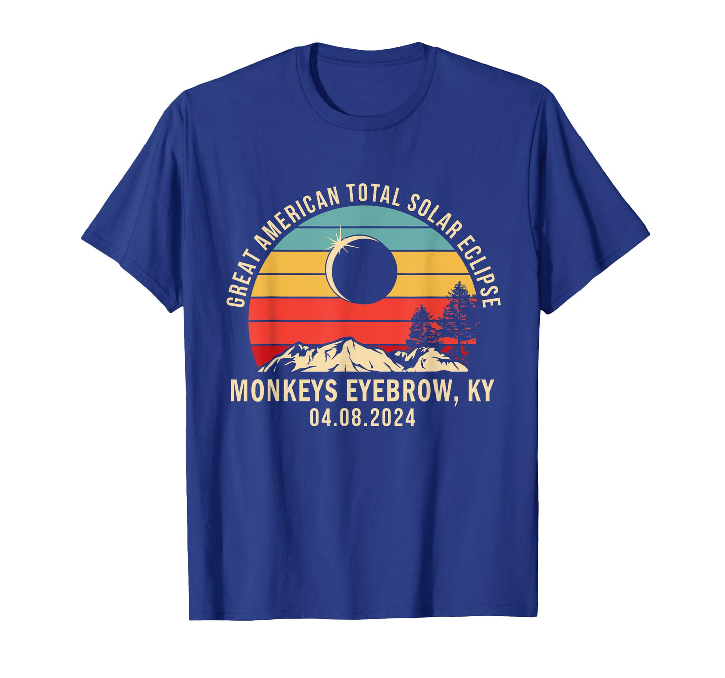 Monkeys Eyebrow, KY Kentucky Total Solar Eclipse 2024 T-Shirt
