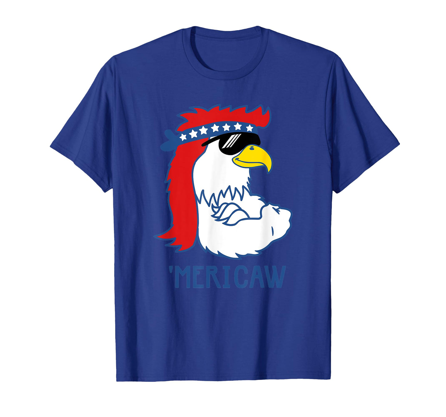Trendy 'Mericaw Cool Muscle Eagle T-Shirt