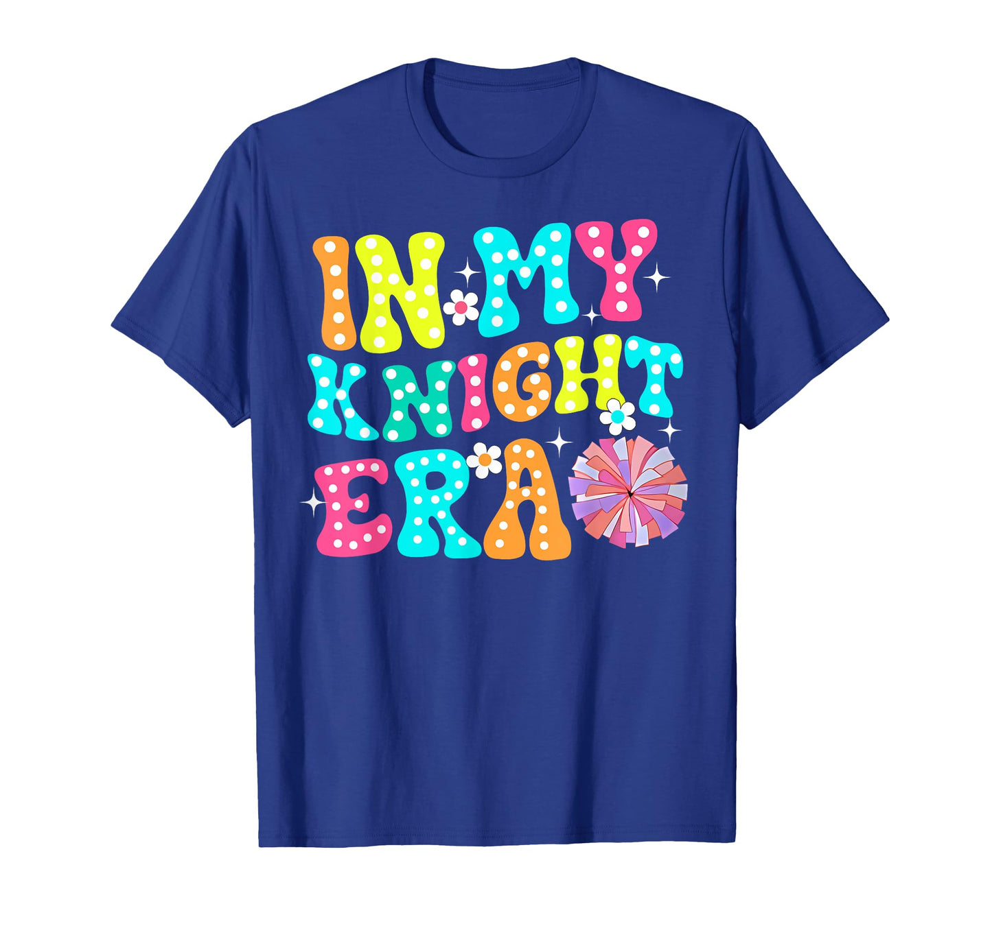 In My Knights Era Back to School Spirit Game Retro Groovy T-Shirt