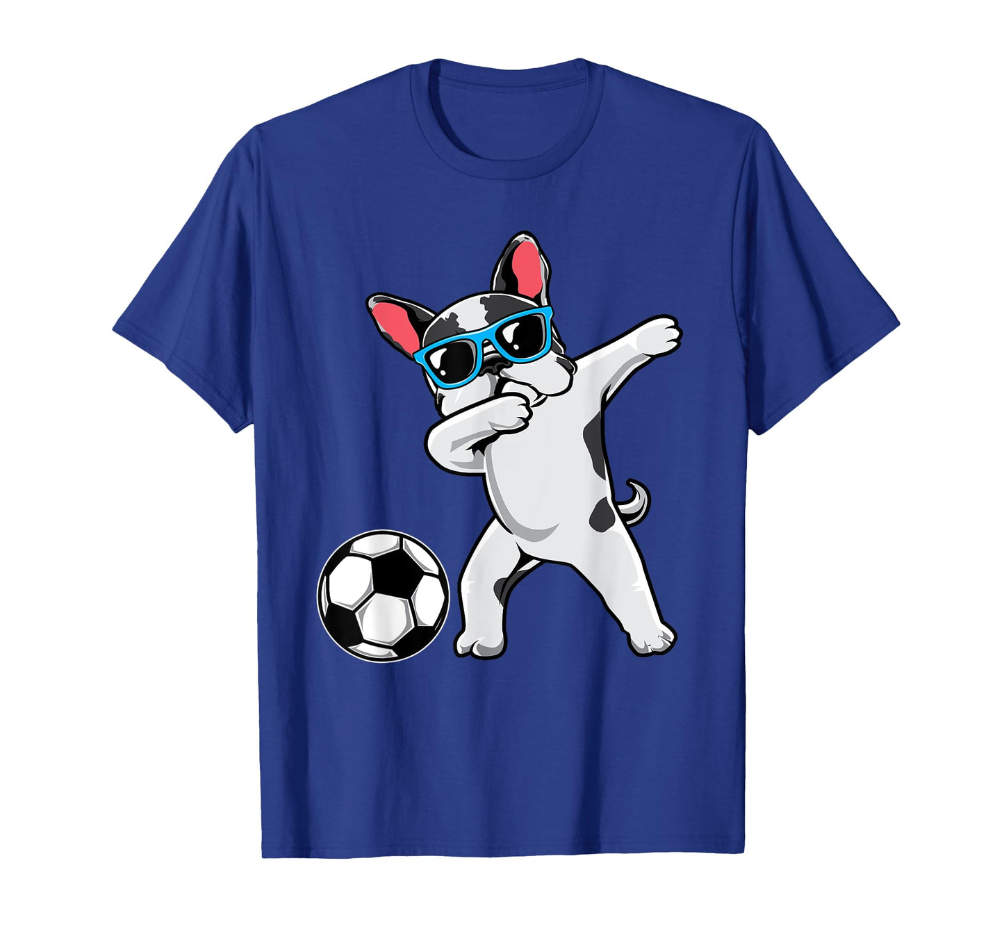Dabbing French Bulldog Cute Frenchie Dab Soccer Boys Gift T-Shirt