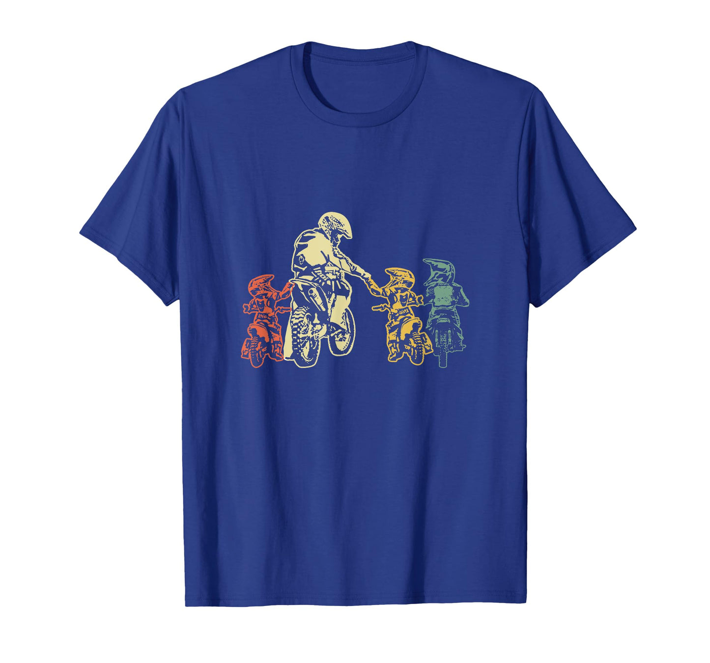 Cool Motocross Dirt Bike Biker Dad & Sons Father's Day T-Shirt