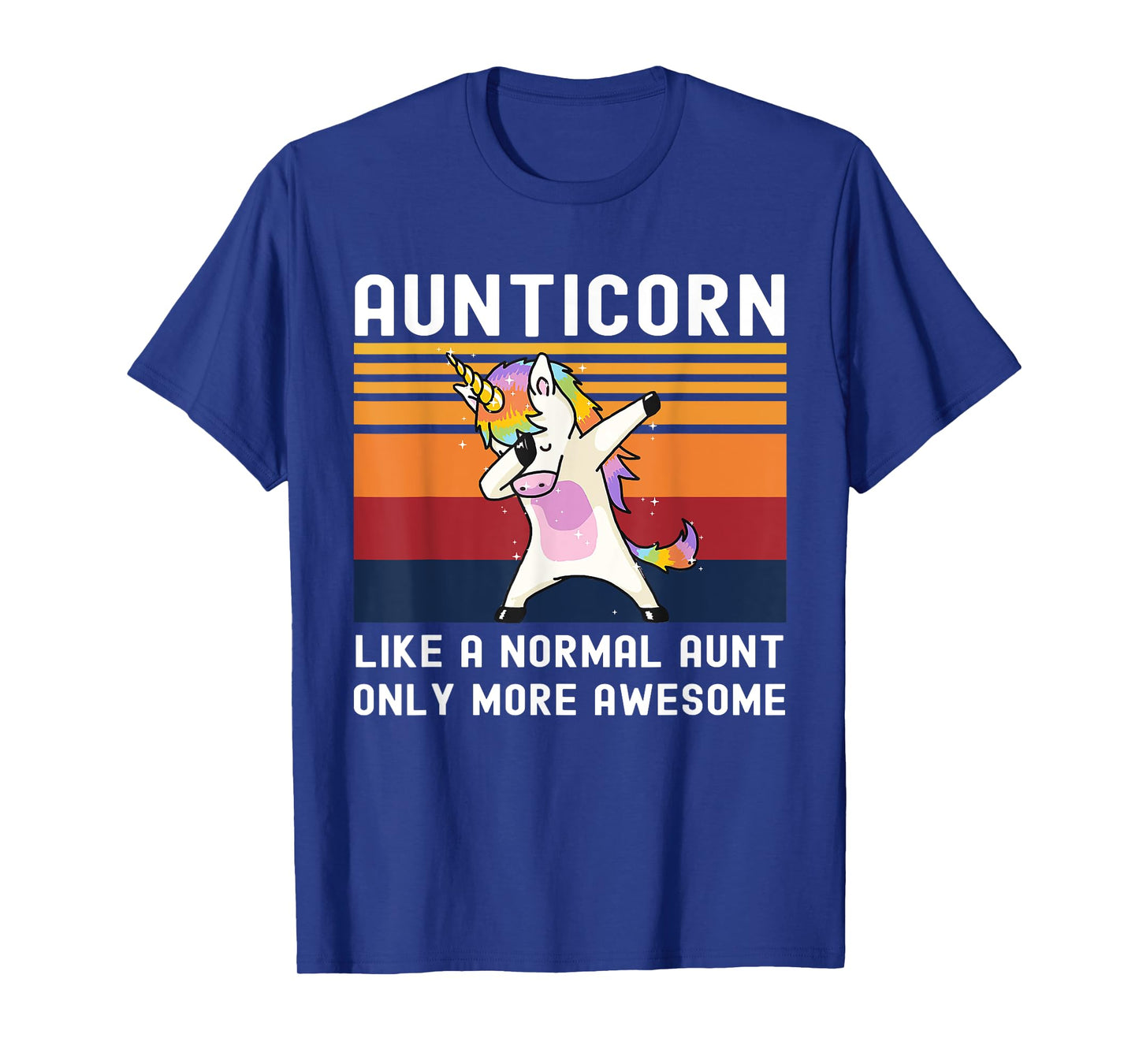 Aunticorn Like Normal Aunt But More Awesome Dabbing Unicorn T-Shirt