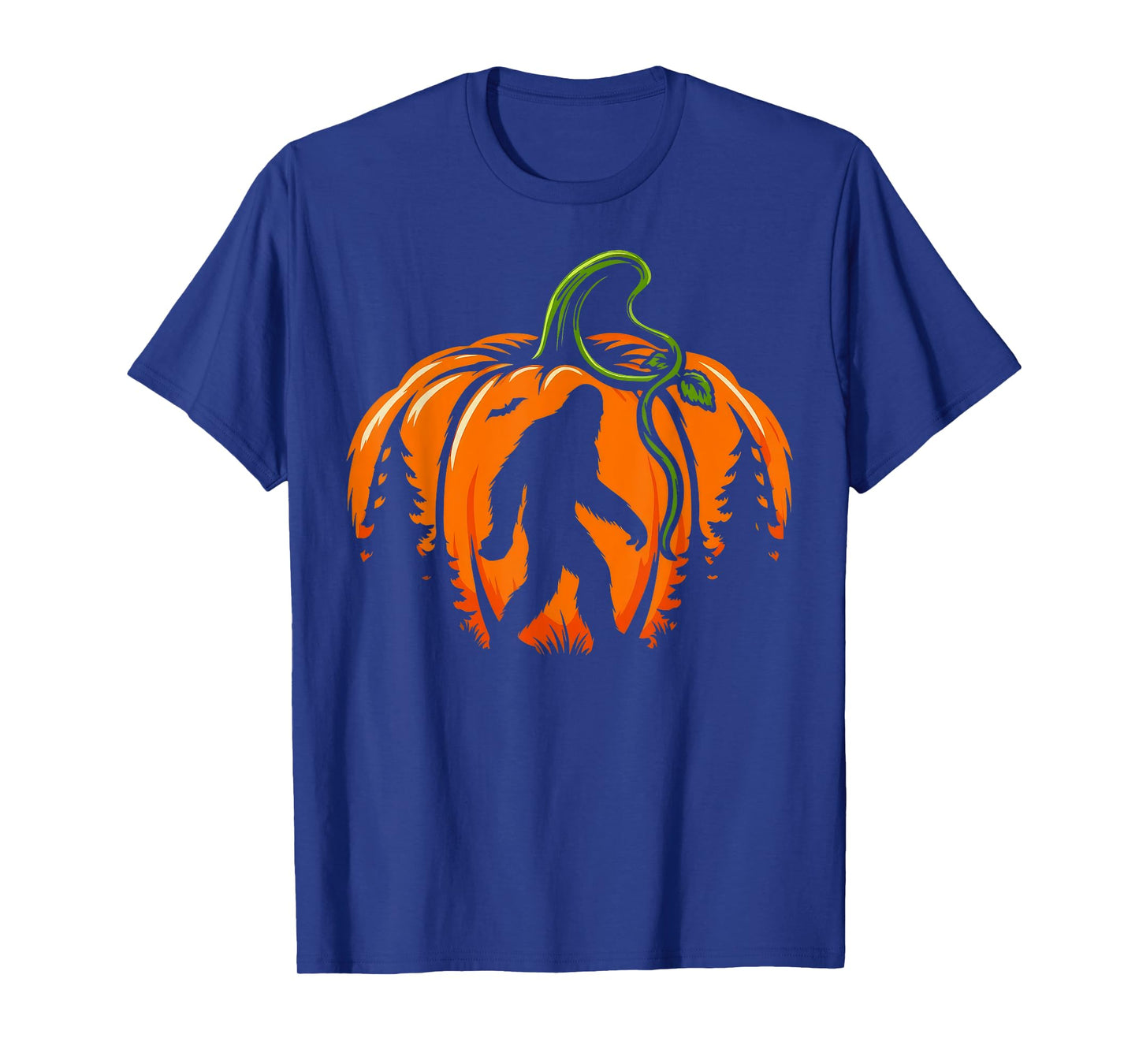 Bigfoot Pumpkin Halloween Costume Sasquatch Men Women Kids T-Shirt