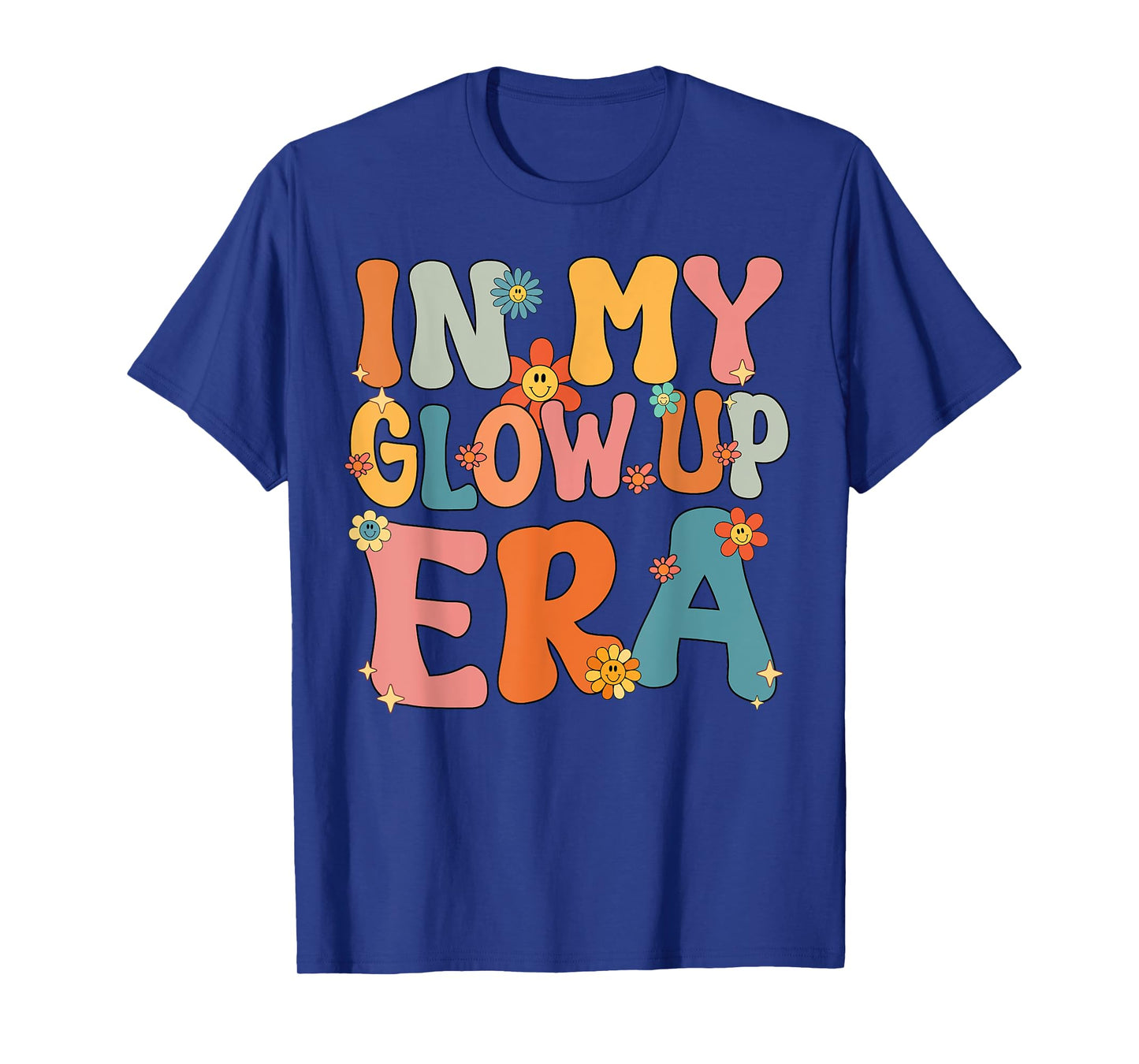 In My Glow Up Era Retro Groovy T-Shirt