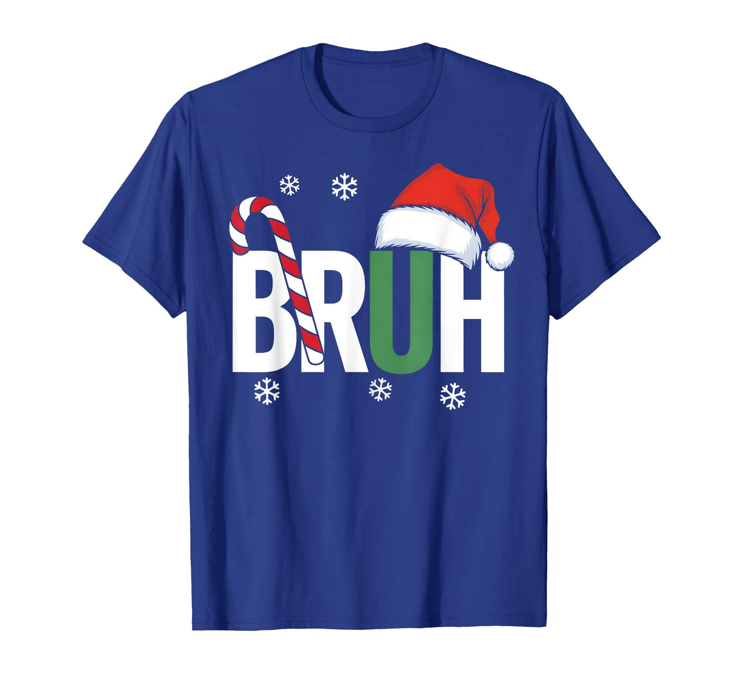 Bruh Christmas Santa Happy Christmas Family Xmas Christmas T-Shirt