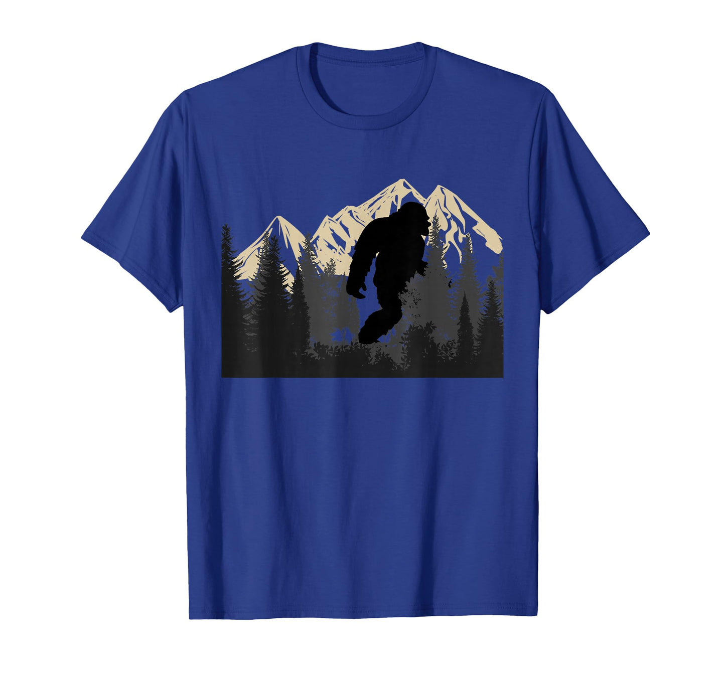 Bigfoot Sasquatch Design Women and Men Trip Hiking lovers T-Shirt