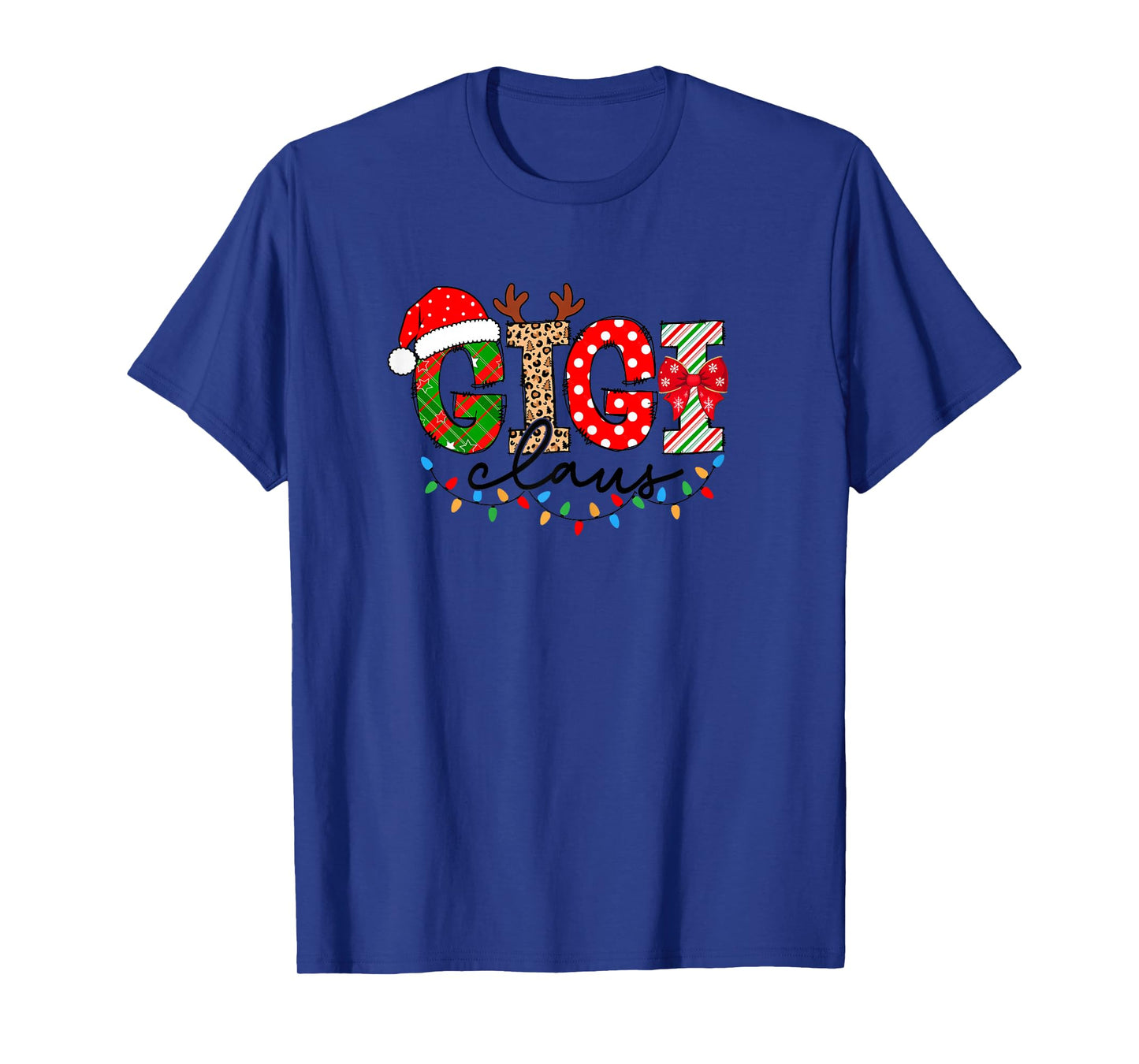 Gigi Claus Merry Christmas For Gigi Xmas Vibes Costume T-Shirt