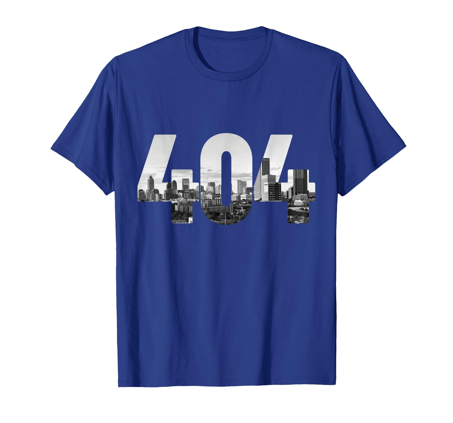 404 Atlanta Area Code Skyline ATL Georgia Vintage T-Shirt