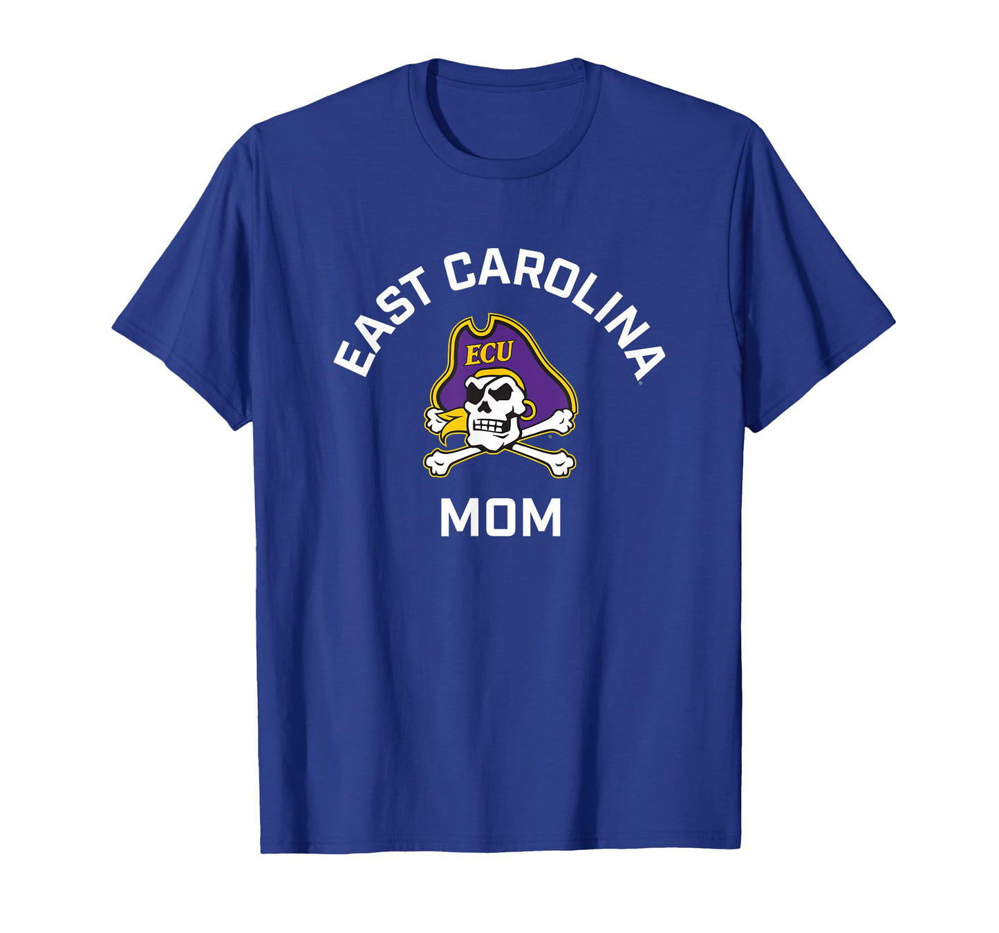 East Carolina University ECU Pirates Arched Mom T-Shirt