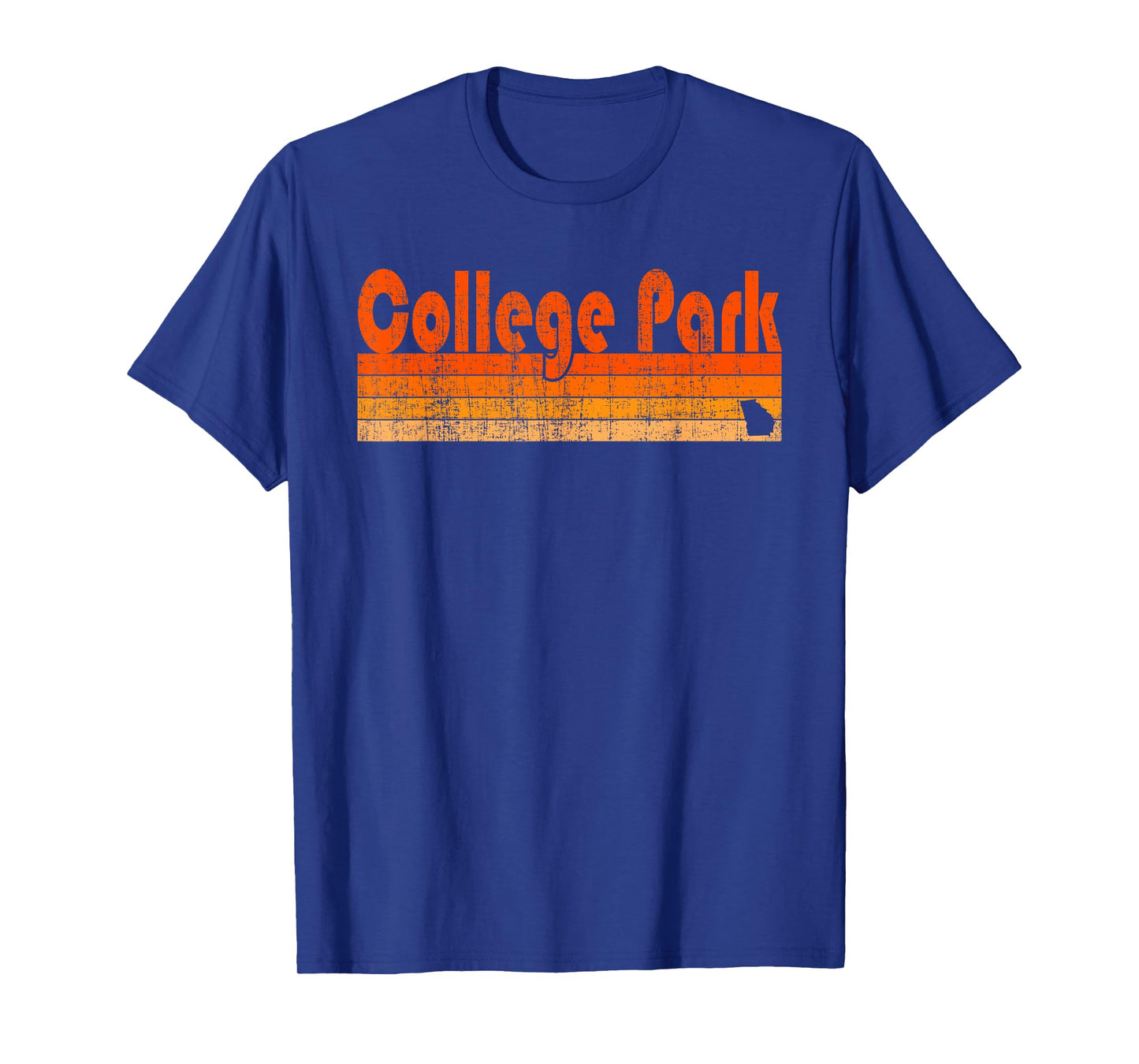 Retro 80s Style College Park GA T-Shirt