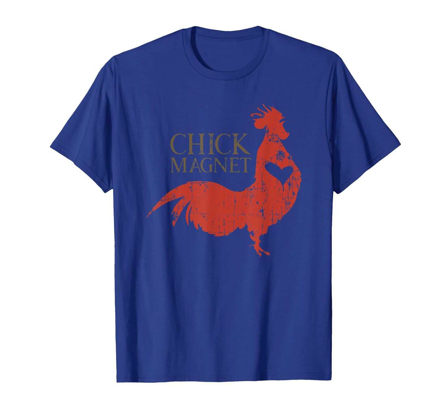 Chick Magnet Funny Rooster Adult Humor Retro Vintage T-Shirt