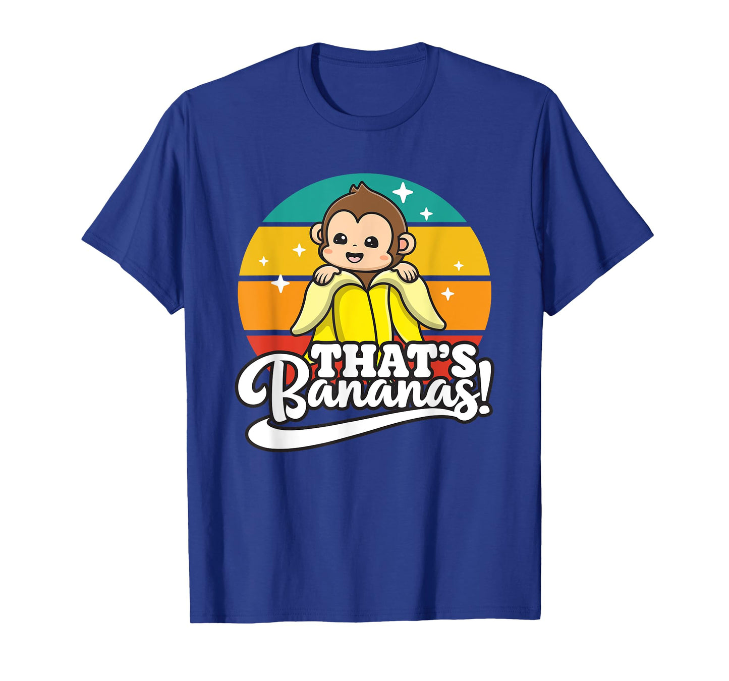 Cute Kawaii Monkey, Funny That’s Bananas T-Shirt