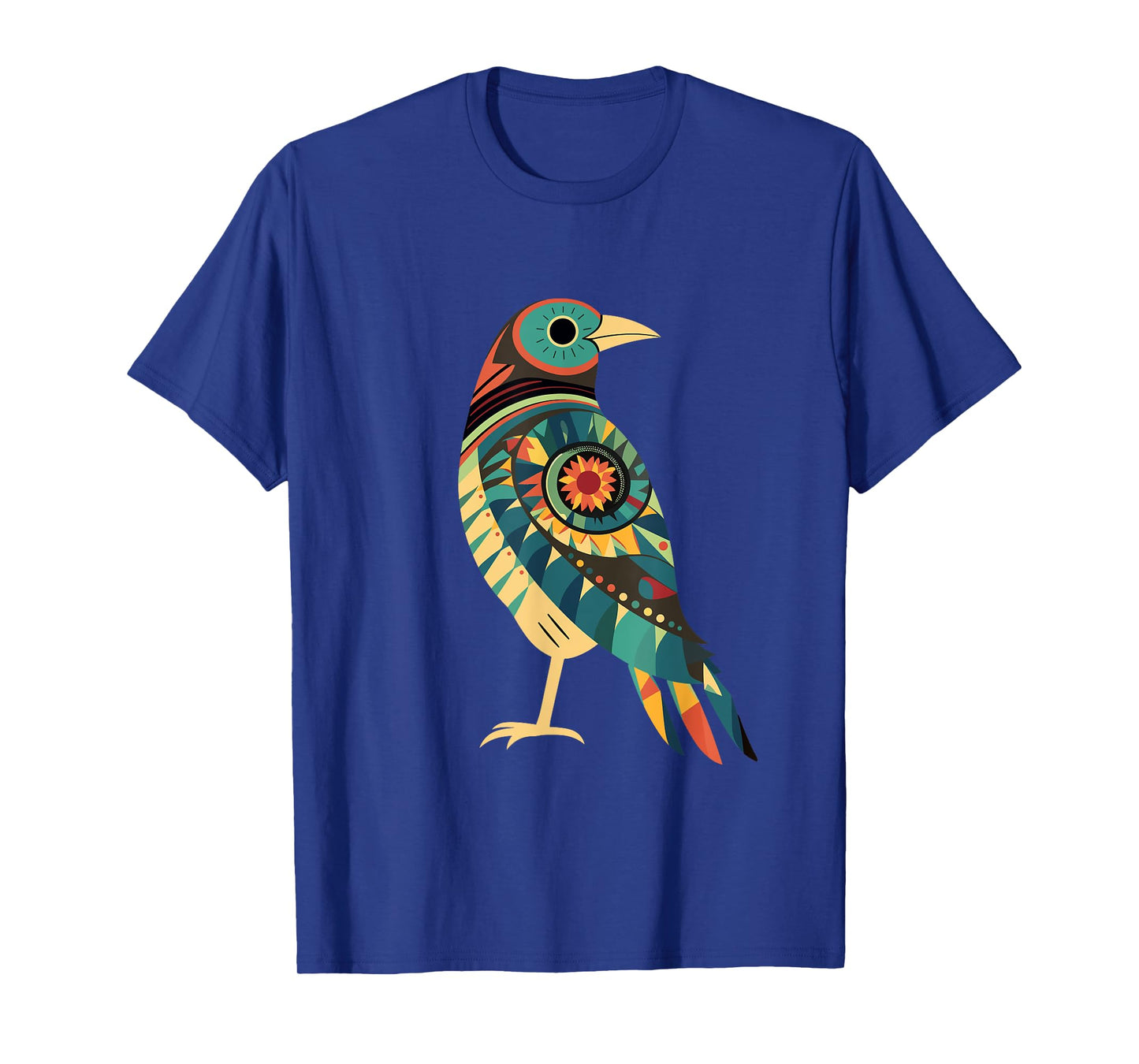 Hopi Art American Style Bird Tribal Design T-Shirt