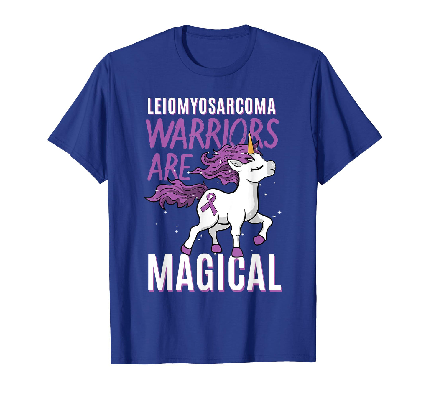 Leiomyosarcoma Warrior LMS Rare Cancer Unicorn Sarcoma Gift T-Shirt