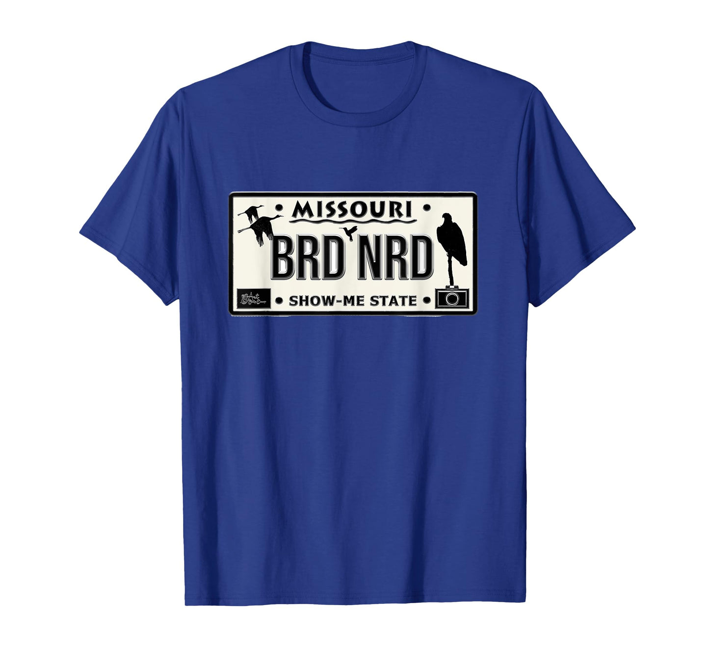 Missouri License Plate Design BRD NRD w/Silhouettes T-Shirt
