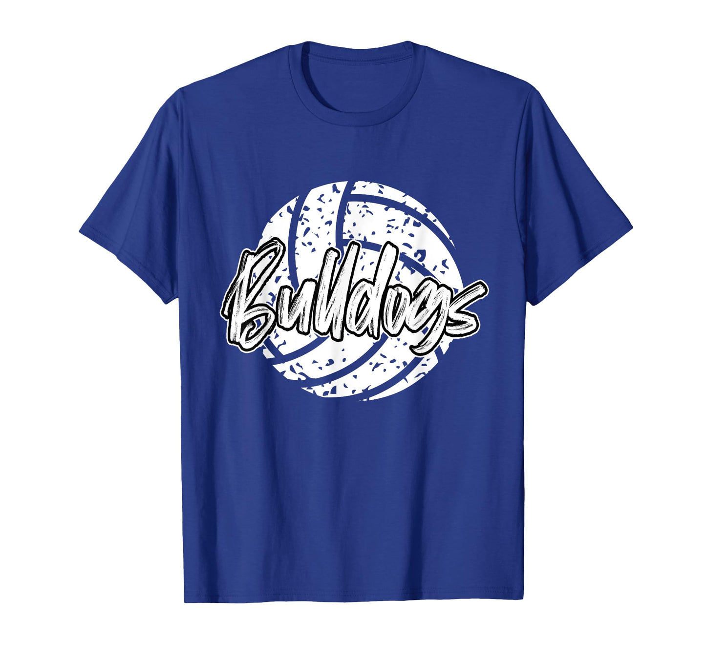 Bulldogs Volleyball School Sports Fan Team Spirit T-Shirt